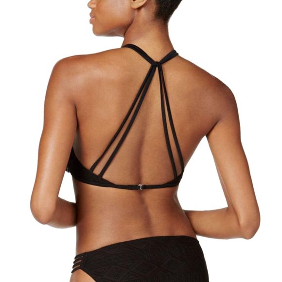 Hula Honey Lace High Neck Bikini Top NWT - Picture 3 of 3